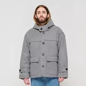 [카고브로스]CB SEMI OVER HOOD SHORT COAT (GRAY)
