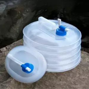 야외용 캠핑 카라반 자바라 캠핑물통 10L