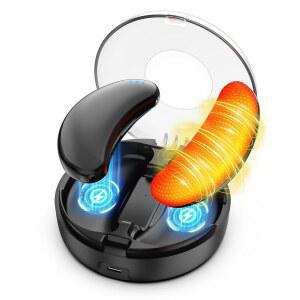 충전 케이스로 가능한 핸드 워머 60시간 안전 난방을 위한 10000mAh 전기 2팩 양면 3가지 빠른 난방 크리스마스 야외 사냥 캠핑을 위해 최대 131 까지 사용 가능