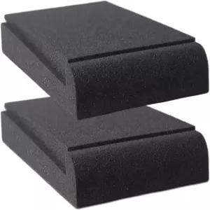 스튜디오 모니터 격리 패드 - 3인치~4.5인치 소형 스피커에 적합 대부분의 데스크톱에 맞는 고밀도 음향 폼