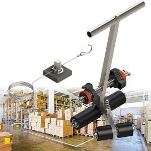 eAj 농구 코트 마킹 키트 - 스트레이트 라인 및 서클용 바닥 테이프 어플리케이터, 농구 코트, 주차장, 작업장 및 안전 라인(45cm)에 이상적입니다