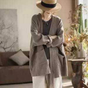 여친 하프 봄 카디건 케이프 상의 긴팔 셔츠 원픽1