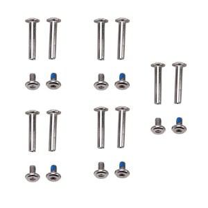 Zoofen 10개 인라인 스케이트 교체 베어링 나사 OD 6mm 롤러 블레이드 휠 액슬 30mm