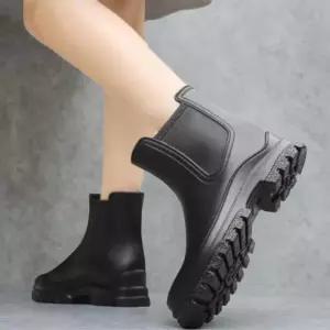 [옷자락]여성 일상 캐주얼 겨울 방한 숏 레인부츠