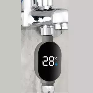 [알티피아]간편 설치 LED 샤워기 온도계 1P 물온도 측정 방수 수온계 신생아