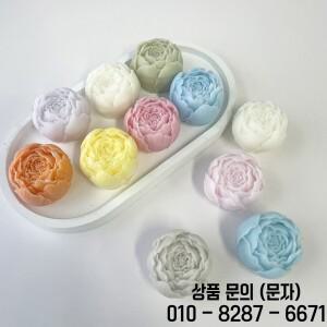 3D 장미 양초 실리콘 금형 모란 꽃 아로마 테라피 석고 비누 수지 생일 결혼 선물 홈