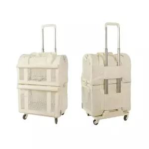 고양이 산책가방 펫캐리어 2단 접이식 이동장