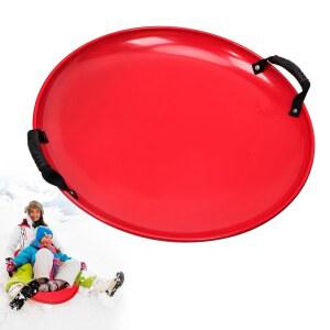 튼튼한 내한성 다운힐 프로 플라스틱 야외 겨울 접시 손잡이가 달린 눈썰매