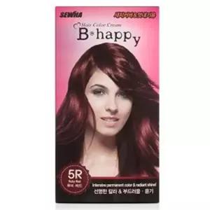 헤어염색약 해피 염색약 5r 루 레드