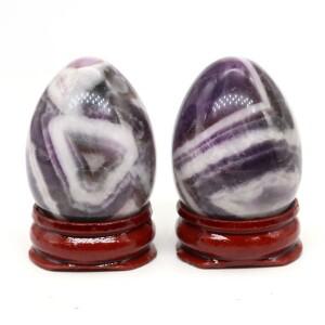 천연 크리스탈 자수정 요니 에그 스톤 차크라 요가 보석 석영 미네랄 표본 홈 장식 레이키 치유 부활절 수