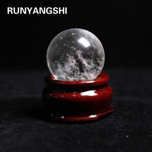자연 맑은 석영 크리스탈 구 공 흰색 홈 인테리어 호환 공예 FengShui  수집