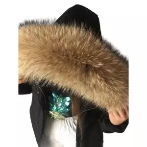 라쿤 모자털 털 리폼 교체용 패딩 퍼 털 군밤모자 후드 풍성한