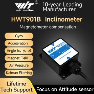 [가속도계+경사계] HWT901B-TTL MPU9250 9축 자이로스코프+각도계(XY0.1) ° )+디지털 나침반+공기압계, RM