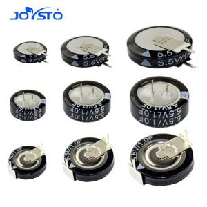5.5V 슈퍼 커패시터 0.1F 0.22F 0.33F 0.47F 1F 1.5F 4.0F V형 C형 H형 버튼 패러드