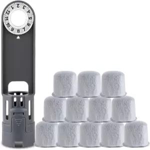 12팩 정수 필터가 장착된 Anbige 교체 부품 홀더 닌자 커피 메이커와 호환 신규