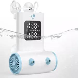 욕조용 배스 제트 TAREIDEW 듀얼 아울렛 스파 버블 모드 13000mAh 충전식 루파 포함 5단 조절 가능 IPX8