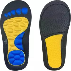 마사지 및 쿠션 젤 작업 깔창 - 하루 종일 서서 걸을 수 있는 편안함 아치 지지대 충격 흡수 삽입물이 발