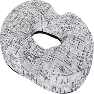 꼬리뼈 및 치질을 위한 도넛 베개 시트 쿠션 장시간 앉아 있는 작업을 홈 오피스 의자 엉덩이 산후 임신을