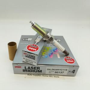 4Pcs 원래 NGK DILZKAR7C11S 90137 Honda Fit XRV CITY VEZEL Greiz 1.5L 2015-2018 L15B5 용 새로운 레이