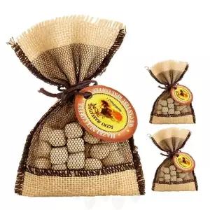 황마 천 주머니 원두 향기 옷장 화장실 공기 정화 탈취 방향 용품 천연 나무