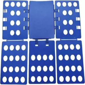 티셔츠 폴더 보드 빠르고 편리한 디자인의 셔츠 접이식 접시 가정용 옷 정리함 파란색