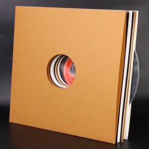 10pcs 비닐 레코드 슬리브 LP 커버 Resealable 외부 복합 크래프트 종이 가방 보관