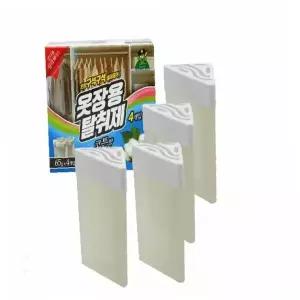 서랍 보관함 의류 수납 공간 전용 걸이형 고체 흡착 악취 제거 패드 직물 청결