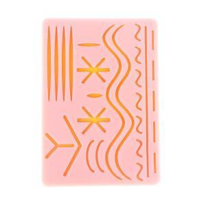 의대생 의료용 실리콘 봉합 실습 패드, 피부 키트 훈련 모델, 수술용 인간 외상성