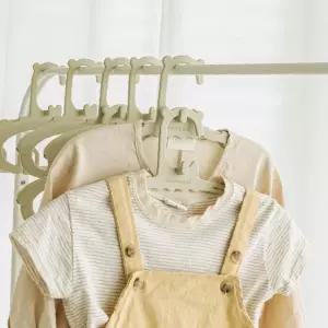 아동용 길이조절 옷걸이 10개입 유아 아기옷 정리 행거