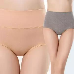 [로즈엘리]3장세트 3컬러 배보정 하이웨스트 순면팬티 빅사이즈팬티 2026