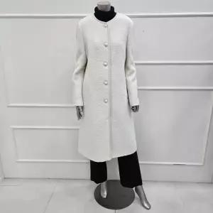 [미니멈]MYDAWL0800IV 알파카 부클 A라인 코트