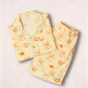 스파오 버터베어 여름 반팔 반바지 파자마 홈웨어 세트