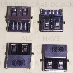 1Pcs-10Pcs Dell Latitude 3490 3590 2.0Usb 인터페이스 4핀 커넥터 마더보드 포트 9핀 매립형 데이터 Pcb