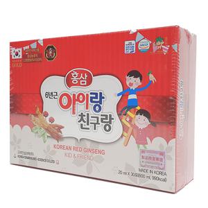 어린이 홍삼액 6년근홍삼 아이랑친구랑 고려인삼과학