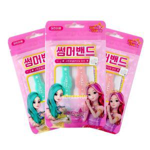 시크릿쥬쥬 썸머밴드 2P X 3개/여아 유치원 캠핑 팔찌