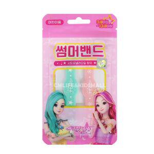 시크릿쥬쥬 썸머밴드 2개입/여아 팔찌 캠핑 향기나는 시트로넬라오일