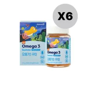네추럴라이즈 키즈 오메가3 젤리 어린이 60구미 X6
