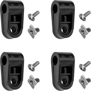 축구 헬멧 클립은 슈트 F7 및 소프트볼 나사로 고정하여 헬멧과 너트를 기타 리델 멀티 스포츠 블랙에