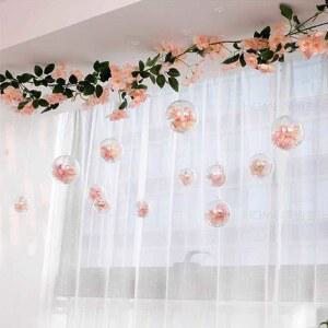 벚꽃볼 벚꽃 덩굴 핑크 가드니아 천정 하트 수도관 꽃볼16구 벚꽃MD