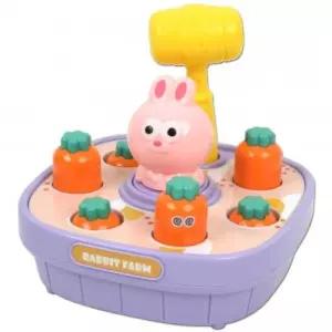 (힘찬)동물 두더지 망치놀이 토끼 b003 팝업 소근육 손감각 촉감발달 완구 게임기 휴대용 미니 기기 어린이