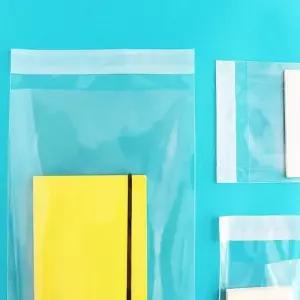 ( )블레스팩 OPP 투명 접착 포장봉투 비닐봉투 15X18+4 (200매) 0.03T