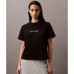 캘빈클라인 진 CALVIN KLEIN JEANS 여성 릴렉스드 스탠다드 로고 크루넥 반팔 티셔츠 47A220G UB1 47A220GU