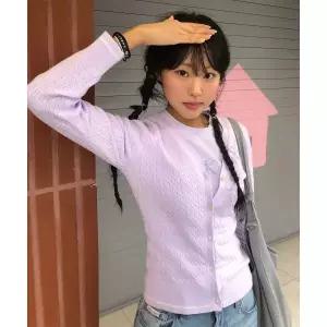 캘빈클라인 진 CALVIN KLEIN JEANS 여성 베이비립 모노로고 반팔 티셔츠 47AB802 3OQ 47AB8023OQ