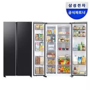 삼성전자 냉장고 RS84DG5022B4 양문형 메탈쿨링 AI 인버터 프리스탠딩 대용량 852리터 젠틀블랙
