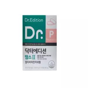 닥터에디션 맘스2 임신중기영양제 레몬유래엽산 철분비타민 임산부어지러울때 속편한 120정