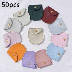 50/10/1pcs 반지 귀걸이 목걸이 펜던트에 대 한 가죽 단추 가방 할로윈 크리스마스 선물 주최자 비즈니스에 포장