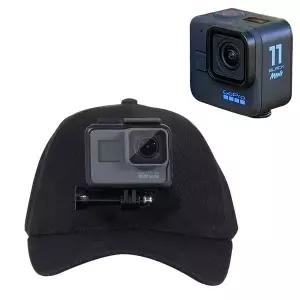 [셀러에이드]고프로 11 미니 호환 액션캠 촬영 모자 마운트 스트랩 볼캡