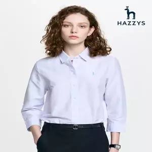 [롯데백화점]헤지스레이디스 [26SS]코튼린넨 7부 셔츠 HSSH6BC38