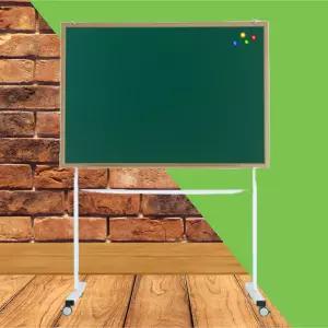 이동식 분필칠판 청칠판 붙이는 자석보드 90x150 메플
