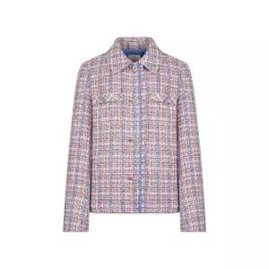 [샤트렌]크로커다일레이디 트위드 스타일 스탠카라 봄자켓_CLESJK102